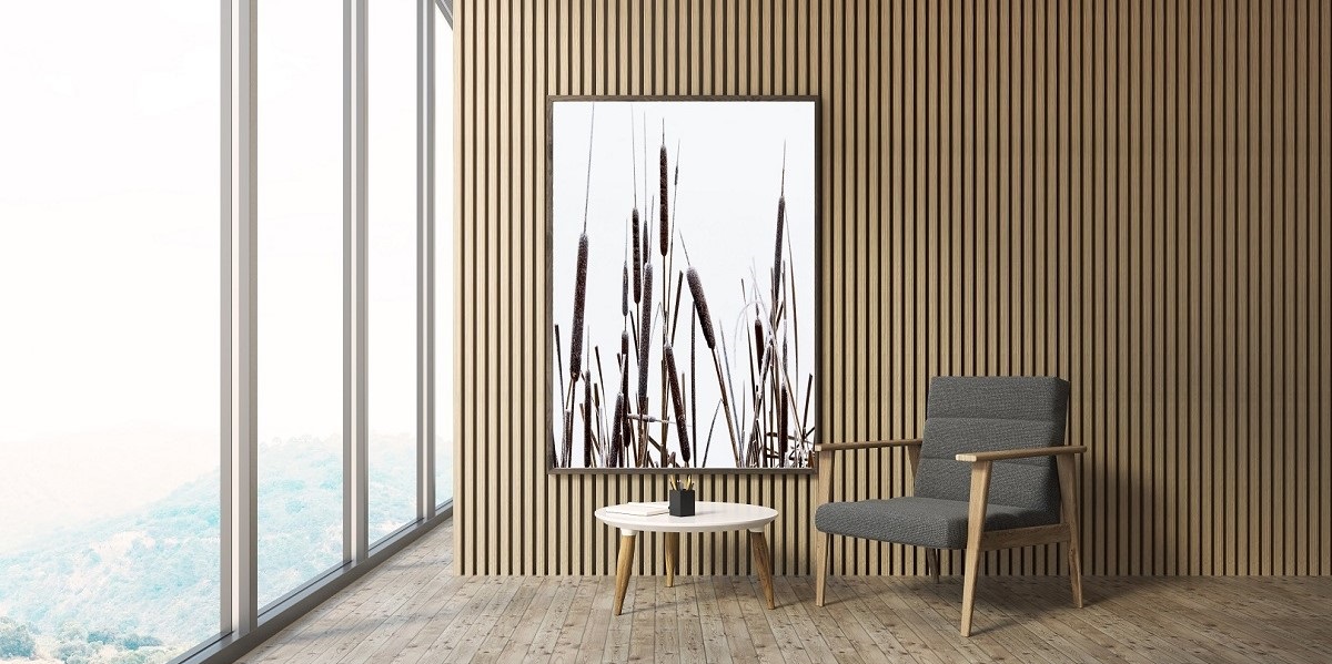 Rindalslist med spileplater og monteringsbeslag for spiler